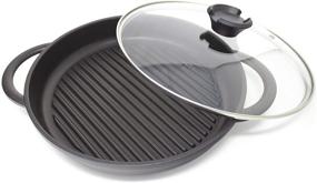 img 4 attached to 🍳 Jean Patrique 10.6" Whatever Pan - Induction Compatible Griddle Pan with Glass Lid, Cast Aluminium, Non-Stick Surface