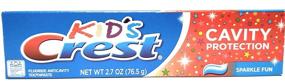 img 3 attached to Crest Kids Sparkle Fun Toothpaste Pack with Cavity Protection - 2.7oz (3 Pack)