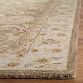 img 1 attached to 🧶 Safavieh Anatolia Collection AN522B Traditional Oriental Premium Wool Accent Rug, 2' x 3', Tan / Ivory - Handmade & High Quality