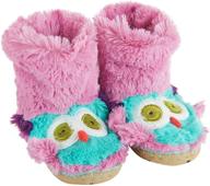 little blue house by hatley kids hi-top animal slipper sock - unisex logo