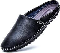 👞 premium anazardor leather loafers slippers 9805 hei us7 39: comfortable men's shoes for loafers & slip-ons logo