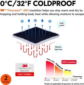 img 2 attached to 🧤 Thinsulate Waterproof Fluorescent Vgo Touchscreen Occupational Health & Safety Products