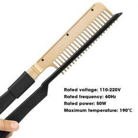 img 2 attached to Electrical Straightening Hair Comb Professional