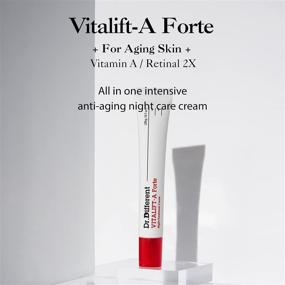 img 3 attached to 🌙 Dr.Different VITALIFT-A Forte 20g (0.7oz) - Retinal Intensive Night Treatment Face Moisturizer Cream with Vitamin A, Hyaluronic Acid, Lifting, Firming, and Anti-Aging Properties