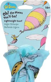 img 1 attached to Adorable Dr. Seuss Oh The Places You'll Go! Costume Scarf for Adults and Teens - Lightweight and Eye-Catching!