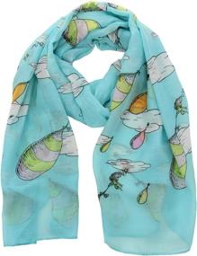 img 4 attached to Adorable Dr. Seuss Oh The Places You'll Go! Costume Scarf for Adults and Teens - Lightweight and Eye-Catching!