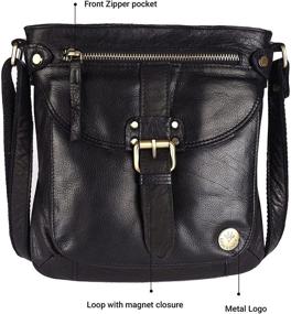 img 2 attached to LEDERBUCK Leather Crossbody Handbags Purses Women's Handbags & Wallets and Satchels