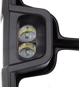img 1 attached to SCITOO Tow Mirrors Chrome LED Signal Lamps Towing Mirror Power Heated Pair Set (2003-2007) - Compatible with Chevy Silverado/GMC Sierra (07 Classic Models)