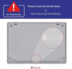 img 2 attached to 🔒 2020 11.6" Samsung Chromebook 4 XE310XBA Aqua Hard Shell Case - Ultimate Protection