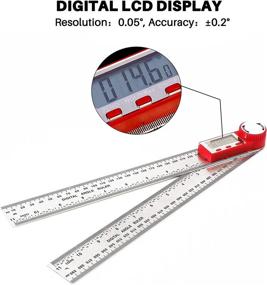 img 3 attached to Stainless Steel Woodworking Construction Protractor by Avanson