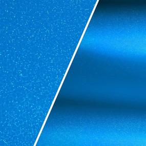 img 2 attached to 🔵 16x4 Ft Roll of VViViD Frosted Tint Taillight Vinyl Film for Automotive with Air-Release Adhesive, Includes Yellow Detailer Squeegee and 2 Black Felt Decals (Blue Crystal)