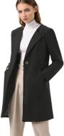 coats, jackets & vests for women: allegra collarless mid length minimalist business clothing logo