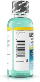 img 1 attached to 🧳 Pack of 2 Travel Size Listerine Cool Mint Zero Alcohol Mouthwash, 3.2 Oz (95ml)