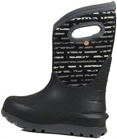 img 1 attached to 👞 BOGS Neo Classic Spot Stripes Waterproof 72506: Ультрамодные ботинки для мальчиков для активного отдыха на улице