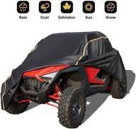 🌦️ kemimoto чехол для rzr pro xp 2020-2022 - водонепроницаемый чехол для утв | всепогодный оксфордский материал, светоотражающие полосы | совместим с polaris rzr pro xp | ветрозащита, солнце, снег, дождь и защита от ультрафиолета логотип