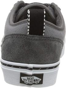 img 2 attached to Atwood Checkered Suede Men's Athletic Shoes in Pewter and White