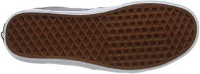 img 1 attached to Atwood Checkered Suede Men's Athletic Shoes in Pewter and White