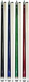 img 1 attached to 🎱 ASKA Set of Wrapless 2-Piece Billiard Pool Cue Sticks L3: High-Quality 58" Hard Rock Canadian Maple with 13mm Hard Le Pro Tip, Multiple Weights and Colors – Perfect for Billiards Enthusiasts