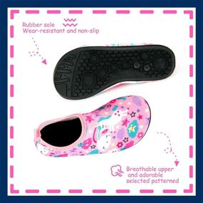 img 2 attached to Stylish and Cute Printed Water Shoes for Toandon Toddler Kids