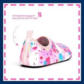 img 1 attached to Stylish and Cute Printed Water Shoes for Toandon Toddler Kids