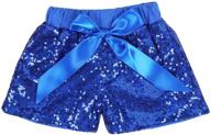 👶 cilucu baby girls sequin shorts with sparkles on both sides for toddlers logo