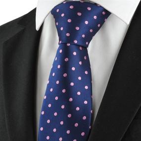 img 3 attached to 👔 Polka Pink Dots Necktie by KissTies: Stylish Men's Accessory for Enhanced SEO