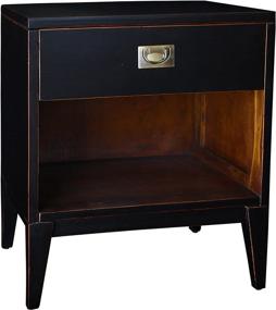 img 2 attached to Porthos Home Petra Lacquer Nightstand Furniture for Bedroom Furniture