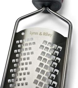 img 3 attached to 🧀 Premium Stainless Steel Cheese Grater and Citrus Zester - 2-in-1 Fine and Coarse Blade, Dishwasher Safe by Lynn & Riley