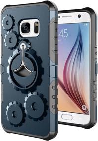 img 3 attached to 🏃 GIVEMIFIVE 2-in-1 Sport Running Armband & Premium Protective Armour Case for Samsung Galaxy S7/ S7E/ S8 with Bracket Holder