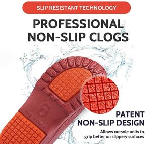 img 2 attached to 👟 YUNG Slip Resistant Professional Clogs
