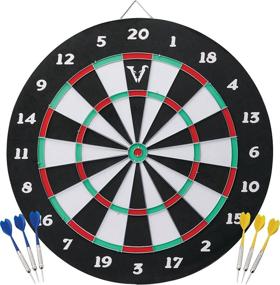 img 4 attached to ⚾️ Enhance Your Game with the Viper Double Play 2-in-1 Baseball Dartboard and Darts