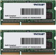 💾 8 гб комплект модулей apple sodimm (2x4gb) ddr3 1333 pc3 10600 с разъемом 204-pin so-dimm - patriot mac series psa38g1333sk логотип