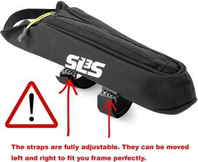 img 2 attached to 🚴 SLS3 Top Tube AERO Bag Small: Ultimate Triathlon Pouch for Bike Fuel and Secure Phone Storage