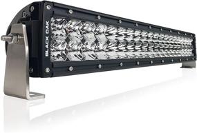 img 4 attached to 🚚 Black Oak 20-Inch Dual Row LED Light Bar - Combo, Spot and Flood Optics - Waterproof Off-road Lighting for Trucks, Jeep, ATV, UTV, Boats – Pro Series 2.0