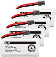 🔋 imah bt-1021 2.4v 300mah cordless phone battery compatible with uniden bt1025 bt1008 bbtg0798001 bbtg084700 handset (set of 4) logo