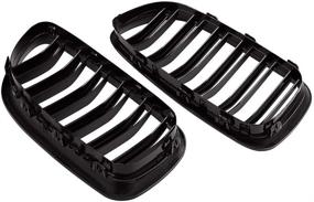 img 1 attached to 🚗 Набор решетки Double Slats Gloss Black для BMW 5 Series F10 F11 и F10 M5 2010-2016 от SNA F10 Grille (набор из 2 шт.)