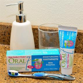 img 1 attached to 🌿 Oral7 Dry Mouth Moisturizing Toothpaste with Enzymes - 2.5oz (2-Pack): Combat Dryness & Promote Oral Health!