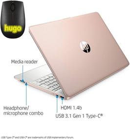 img 3 attached to 💻 HP 15.6in Ryzen 5 Laptop (8GB RAM, 256GB SSD, HDMI, WiFi, Bluetooth, HD Webcam, Windows 10) Pink Renewed