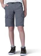 lee proof 🩳 varsity pewter regular boys' shorts logo