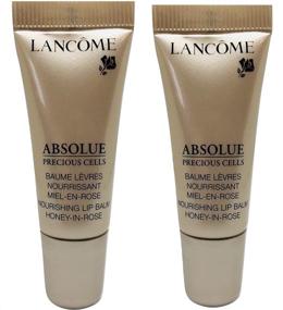 img 3 attached to Lancome Absolue Precious Cells Nourishing Lip Balm: Pack of 2 (0.17 OZ/5ml each), Unbox Now!