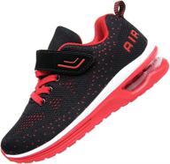 👟 breathable kids athletic tennis running shoes: jarlif sport air gym jogging sneakers logo