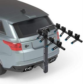 img 2 attached to 🚴 Heavy Duty 4-Bike Hitch Mount Carrier Rack by LITE-WAY - Compatible with Most Sedans, Hatchbacks, Minivans, SUVs (2 Inch Receiver) and Backed by 1 Year Warranty