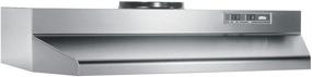 img 4 attached to 🔥 Broan-NuTone BUEZ230SS Stainless Steel Under Cabinet Range Hood, 30 Inch, Economy UC - 190 CFM