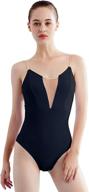 🩰 daydance women's dance leotards: stylish camisole cotton bodysuit for ballet dancing логотип