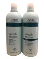 💆 achieve frizz-free, smooth and soft hair with aveda smooth infusion shampoo and conditioner 33.8oz logo