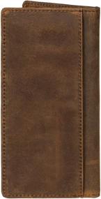 img 3 attached to Wrangler Leather Wallet Double Stitch Men's Accessories for Wallets, Card Cases & Money Organizers