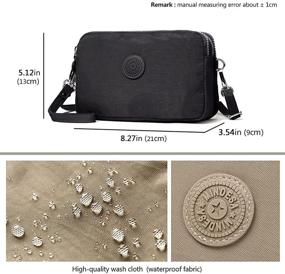 img 3 attached to Mindesa Waterproof Crossbody Clutch Shoulder Handbags & Wallets for Women - Stylish and Practical