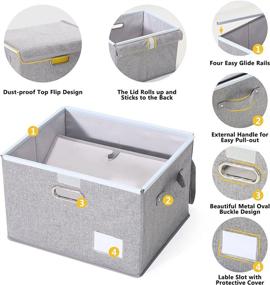 img 2 attached to Storage Organizer Collapsible Portable Organizing