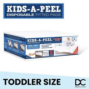 img 3 attached to 🛏️ Delta Children Kids-A-Peel Disposable Mattress Pads, 6 Pack: Waterproof, Breathable Soft Bed Protectors for Toddlers