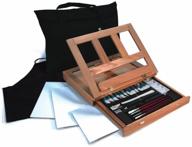🎨 conveniently portable royal & langnickel watercolor easel art set: complete with easy-to-store bag logo